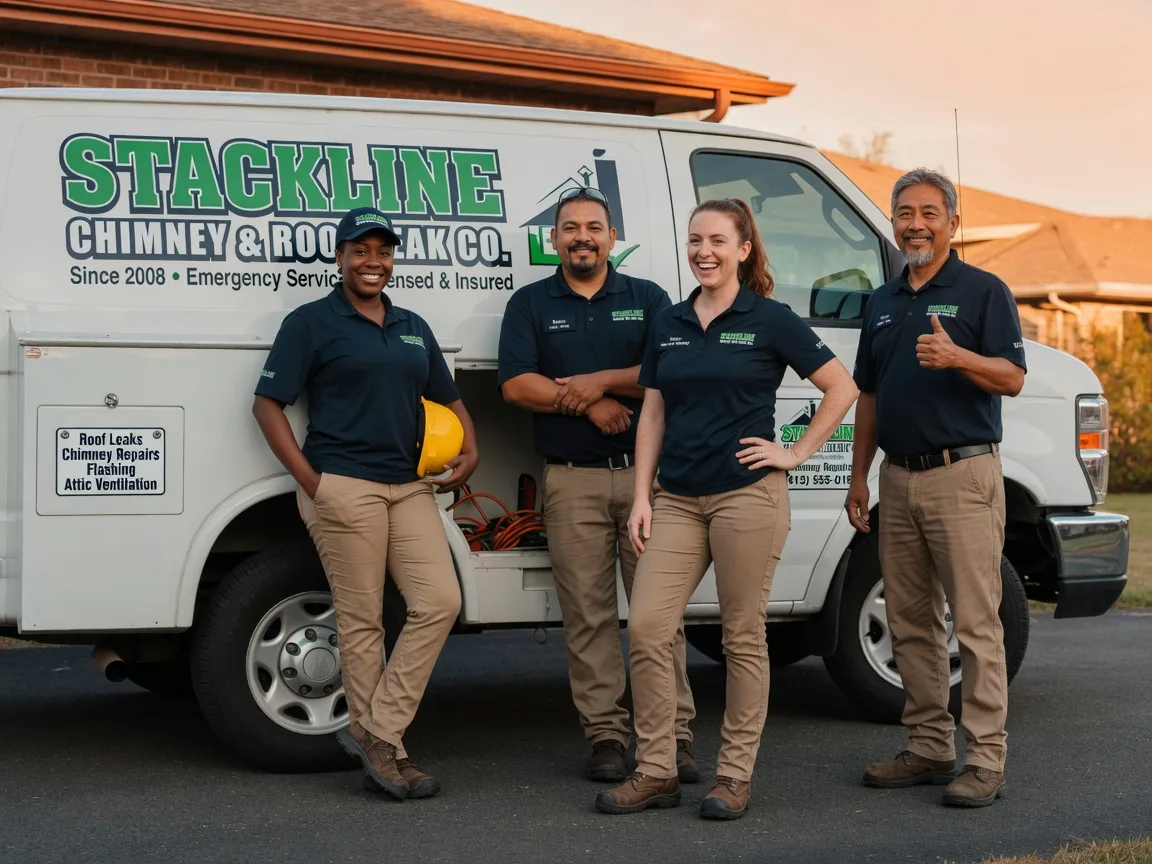 Chimney flashing repair company in Tatum, TX